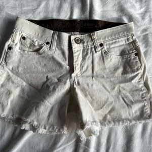 Wrangler Women's Cream Jean Shorts